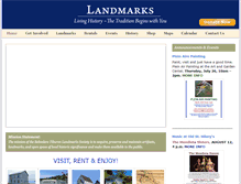 Tablet Screenshot of landmarkssociety.com